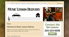 Desktop Screenshot of musiclessondelivery.com